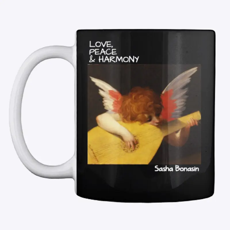 Love, Peace & Harmony Angel Mug